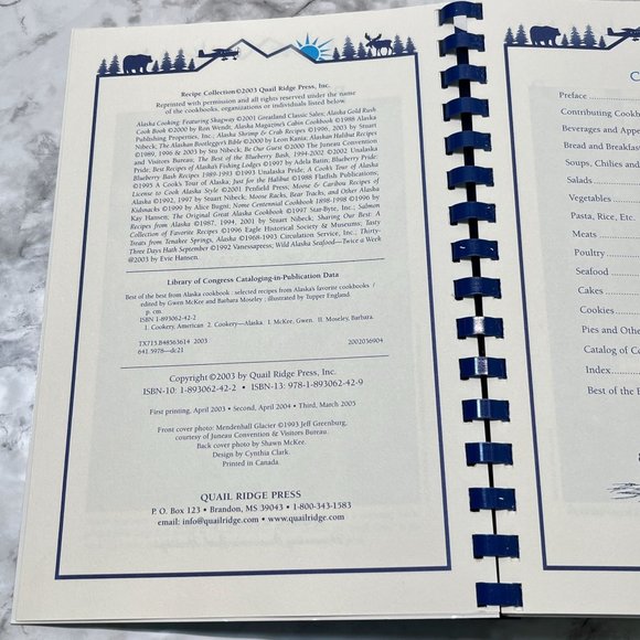 Alaska Cookbook Best of the Best Recipes from Alaska's Favorite Cookbooks 2003 - Picture 8 of 13